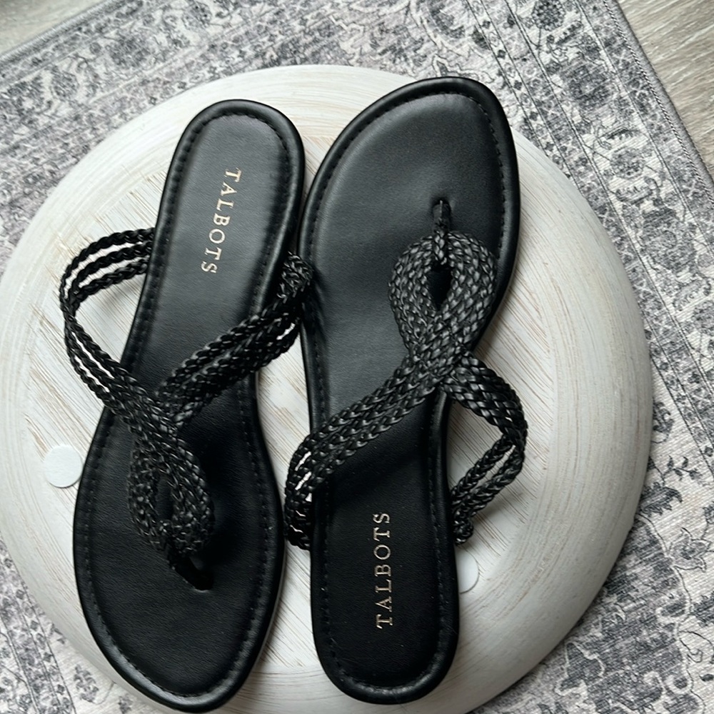 Talbots Black Sandals